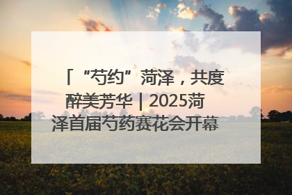 “芍约”菏泽，共度醉美芳华｜2025菏泽首届芍药赛花会开幕，103家企业参赛