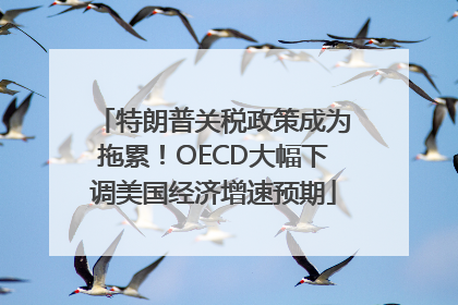 特朗普关税政策成为拖累！OECD大幅下调美国经济增速预期