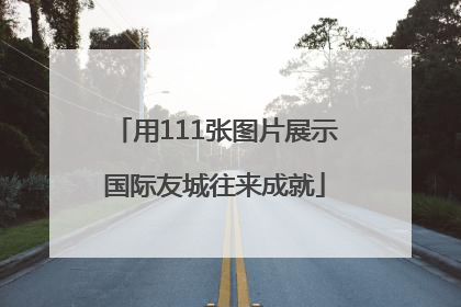 用111张图片展示国际友城往来成就