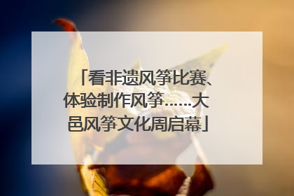 看非遗风筝比赛、体验制作风筝……大邑风筝文化周启幕