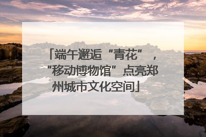 端午邂逅“青花”，“移动博物馆”点亮郑州城市文化空间