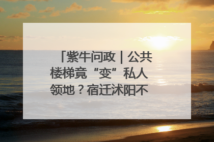 紫牛问政｜公共楼梯竟“变”私人领地？宿迁沭阳不动产登记引质疑