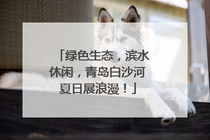 绿色生态，滨水休闲，青岛白沙河夏日展浪漫！