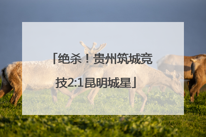 绝杀！贵州筑城竞技2:1昆明城星