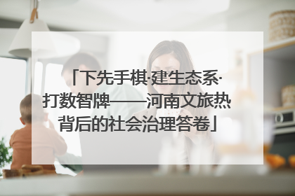 下先手棋·建生态系·打数智牌——河南文旅热背后的社会治理答卷