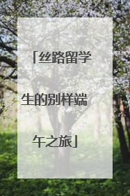 丝路留学生的别样端午之旅