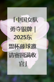 中国女队勇夺银牌｜2025东盟杯藤球邀请赛圆满收官