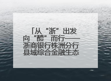 从“浙”出发 向“醴”而行——浙商银行株洲分行县域综合金融生态建设纪实