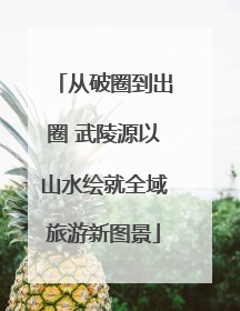从破圈到出圈 武陵源以山水绘就全域旅游新图景