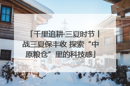 千里追耕·三夏时节丨战三夏保丰收 探索“中原粮仓”里的科技感