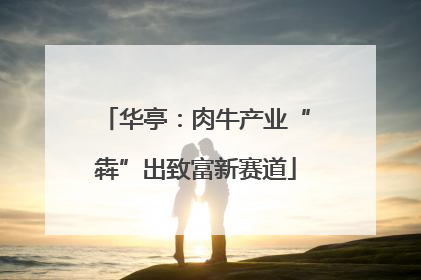 华亭：肉牛产业“犇”出致富新赛道