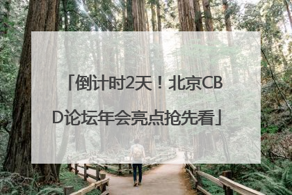 倒计时2天！北京CBD论坛年会亮点抢先看