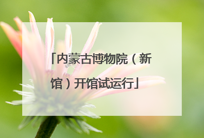 内蒙古博物院（新馆）开馆试运行