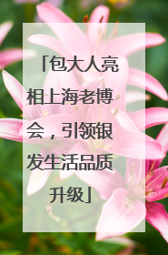 包大人亮相上海老博会，引领银发生活品质升级