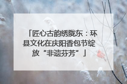 匠心古韵绣陇东：环县文化在庆阳香包节绽放“非遗芬芳”