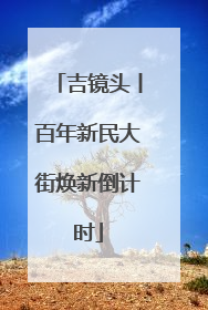 吉镜头丨百年新民大街焕新倒计时