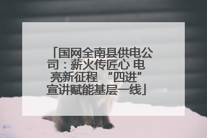 国网全南县供电公司：薪火传匠心 电亮新征程 “四进”宣讲赋能基层一线