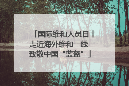 国际维和人员日丨走近海外维和一线 致敬中国“蓝盔”