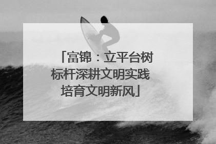富锦：立平台树标杆深耕文明实践培育文明新风