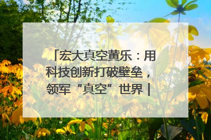 宏大真空黄乐：用科技创新打破壁垒，领军“真空”世界｜湘商，向上③