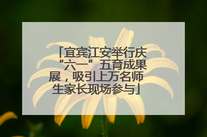 宜宾江安举行庆“六一”五育成果展，吸引上万名师生家长现场参与