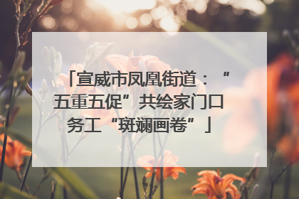 宣威市凤凰街道：“五重五促”共绘家门口务工“斑斓画卷”