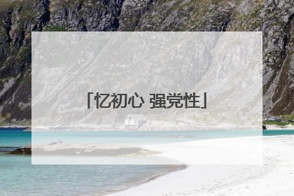 忆初心 强党性