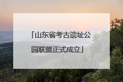 山东省考古遗址公园联盟正式成立