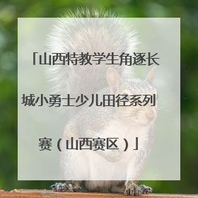 山西特教学生角逐长城小勇士少儿田径系列赛（山西赛区）