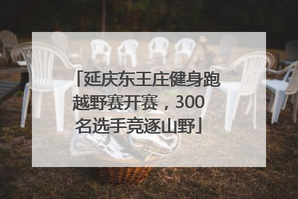 延庆东王庄健身跑越野赛开赛，300名选手竞逐山野