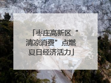 枣庄高新区“清凉消费”点燃夏日经济活力
