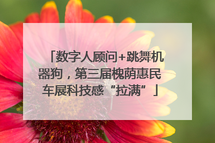 数字人顾问+跳舞机器狗，第三届槐荫惠民车展科技感“拉满”