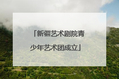 新疆艺术剧院青少年艺术团成立