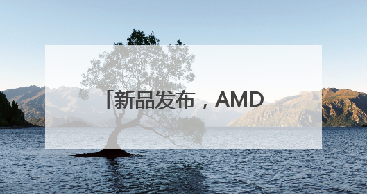 新品发布，AMD意欲挑战英伟达