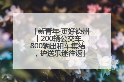 新青年·更好德州丨200辆公交车、800辆出租车集结，护送乐迷往返