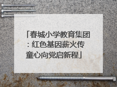 春城小学教育集团：红色基因薪火传 童心向党启新程