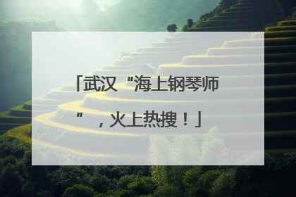 武汉“海上钢琴师”，火上热搜！