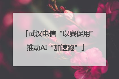 武汉电信“以赛促用”推动AI“加速跑”