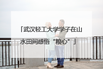 武汉轻工大学学子在山水田间感悟“粮心”