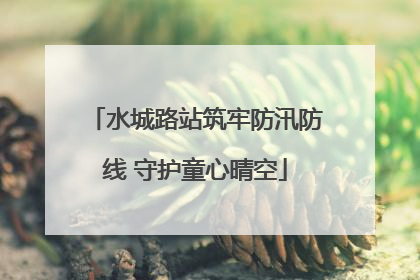 水城路站筑牢防汛防线 守护童心晴空