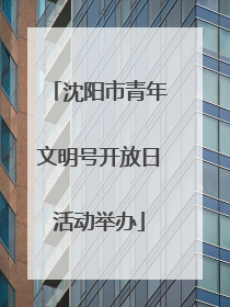 沈阳市青年文明号开放日活动举办