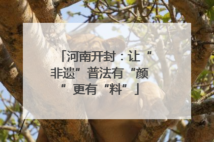 河南开封：让“非遗”普法有“颜”更有“料”