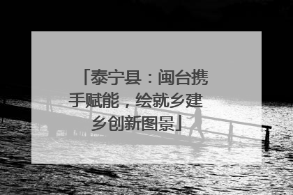 泰宁县：闽台携手赋能，绘就乡建乡创新图景