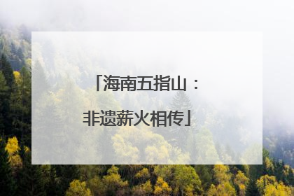 海南五指山：非遗薪火相传