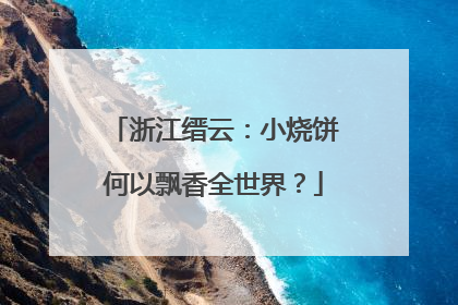 浙江缙云：小烧饼何以飘香全世界？