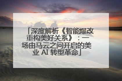 深度解析《智能爆改 重构美好关系》：一场由马云之问开启的美业 AI 转型革命