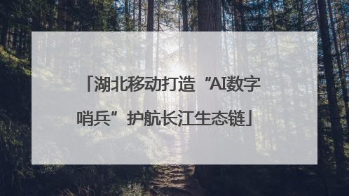 湖北移动打造“AI数字哨兵”护航长江生态链