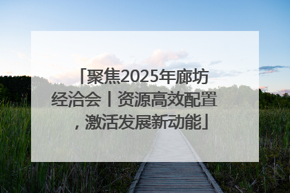 聚焦2025年廊坊经洽会丨资源高效配置，激活发展新动能