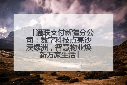 通联支付新疆分公司：数字科技点亮沙漠绿洲，智慧物业焕新万家生活