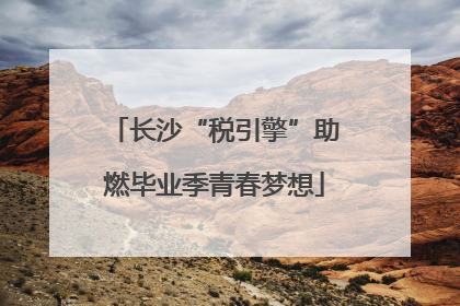 长沙“税引擎”助燃毕业季青春梦想